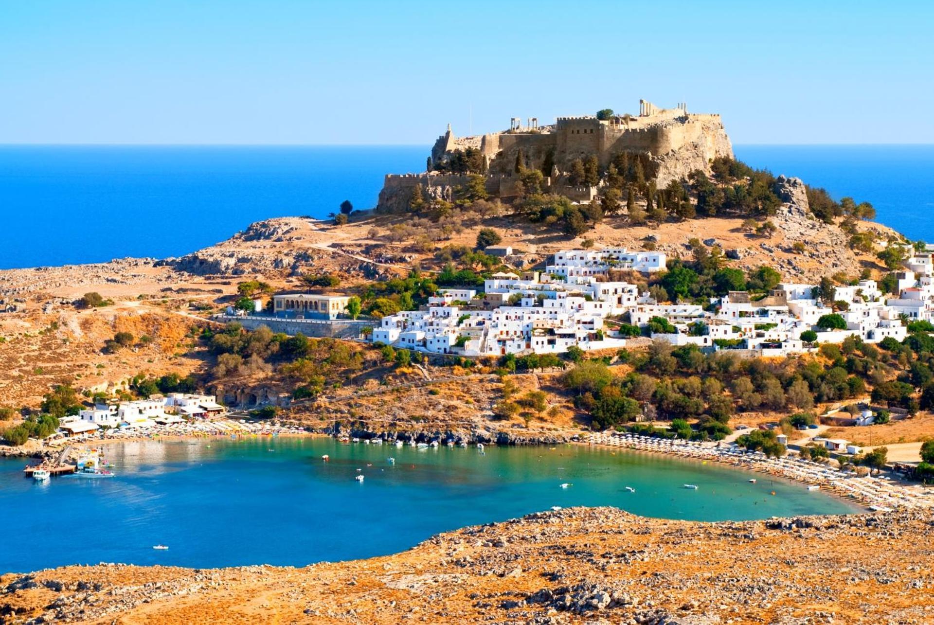 Galini View Apartments Lindos Exteriér fotografie
