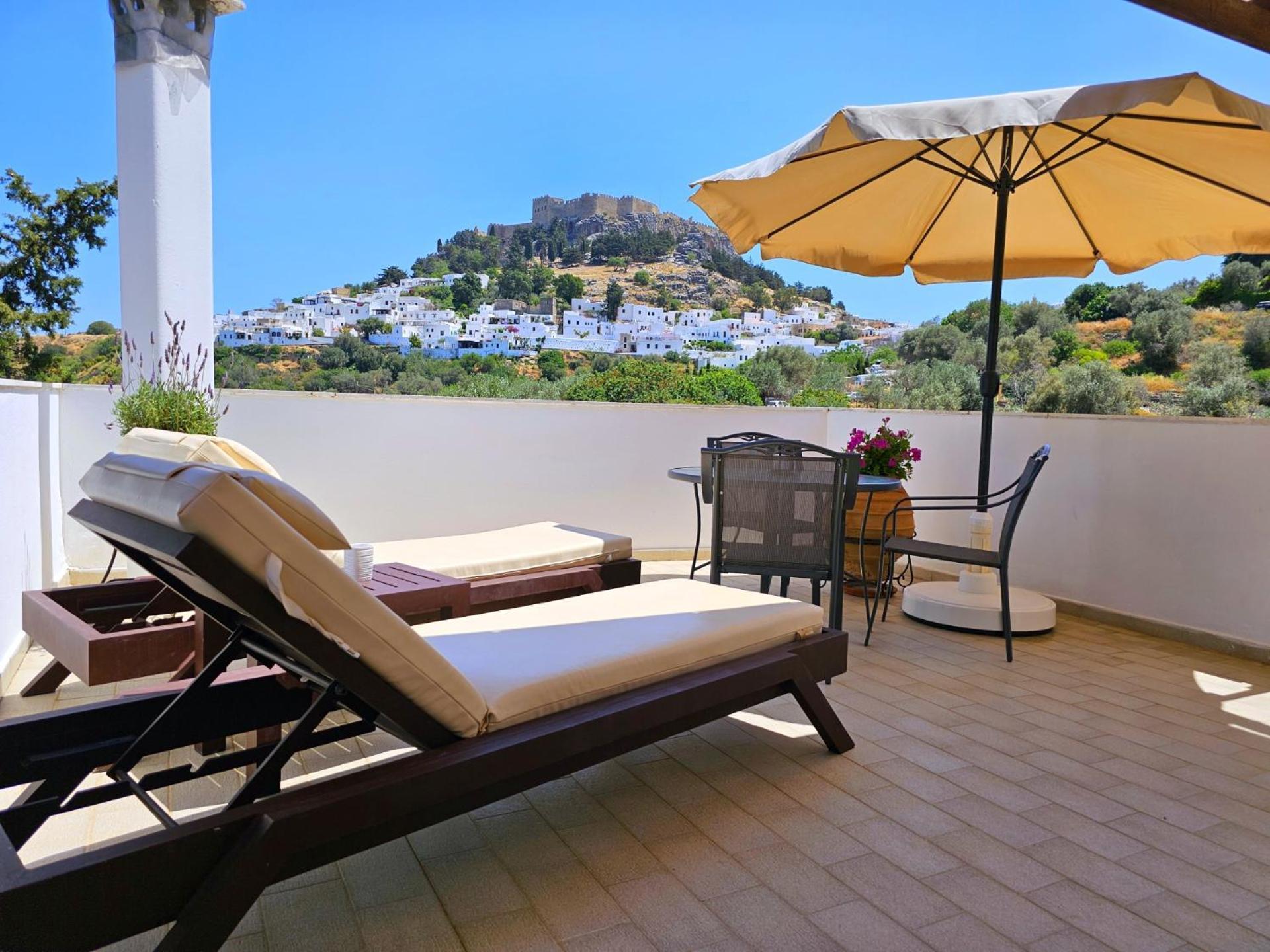 Galini View Apartments Lindos Exteriér fotografie