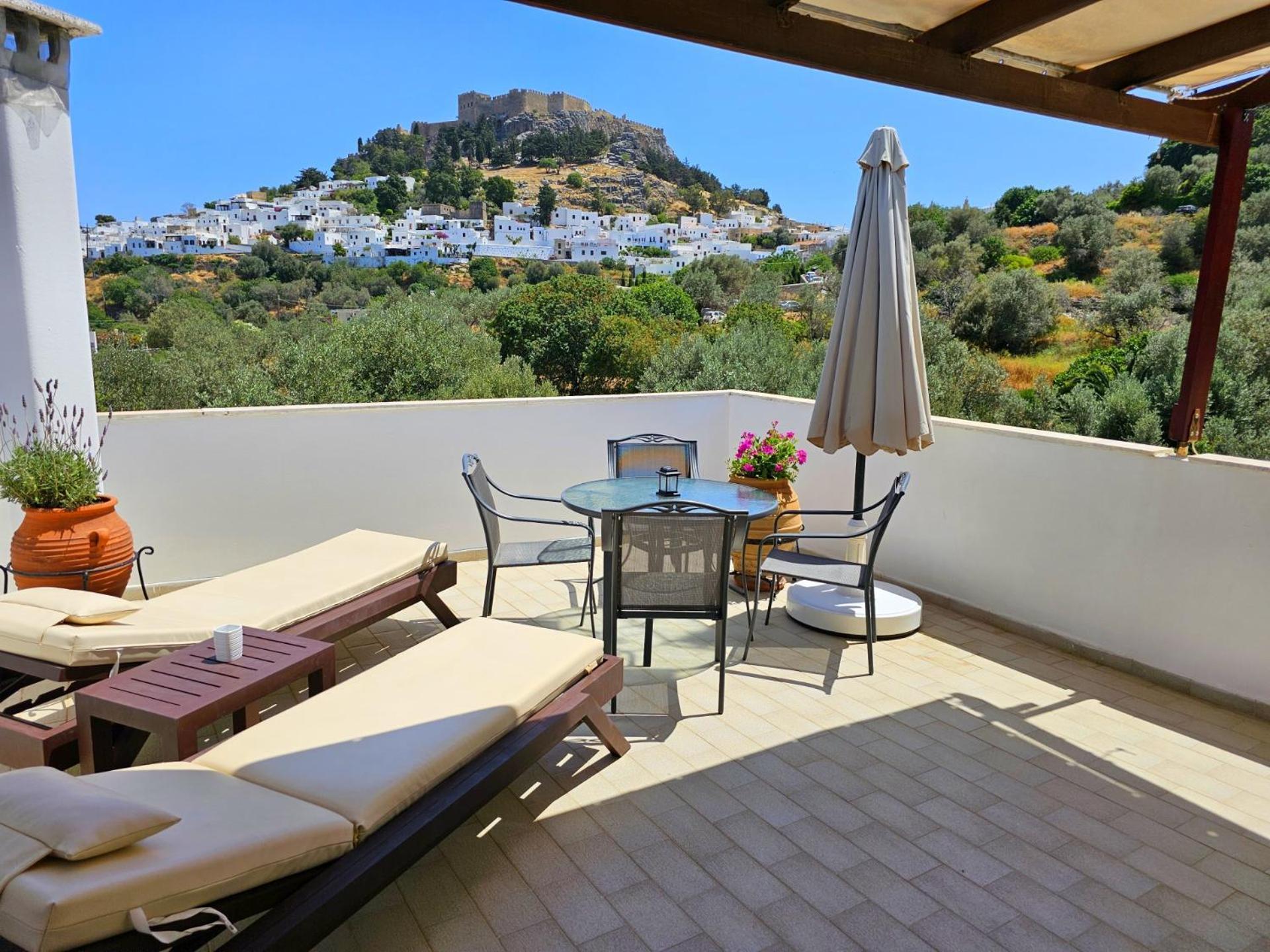 Galini View Apartments Lindos Exteriér fotografie
