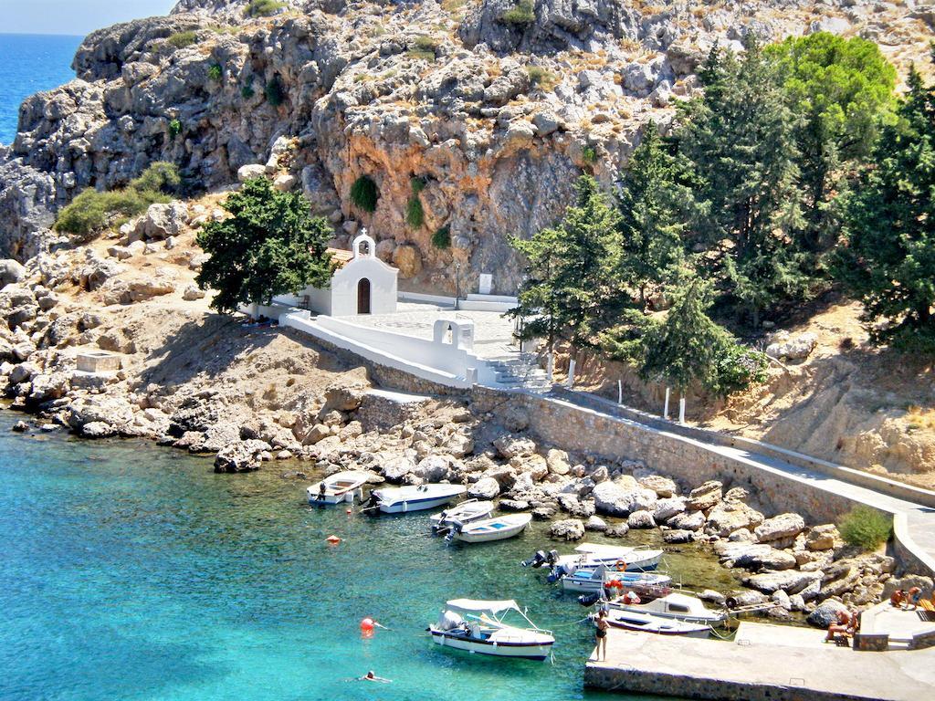 Galini View Apartments Lindos Exteriér fotografie