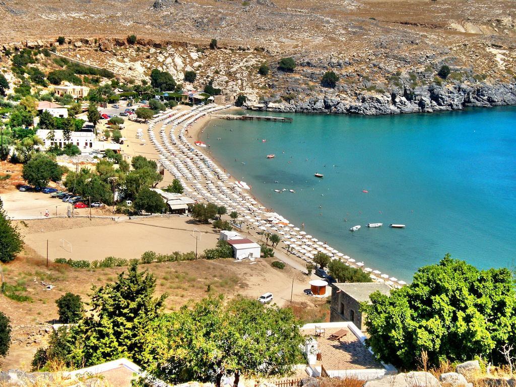 Galini View Apartments Lindos Exteriér fotografie